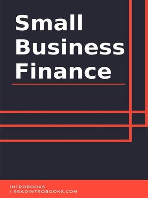 cover image of Small Business Finance